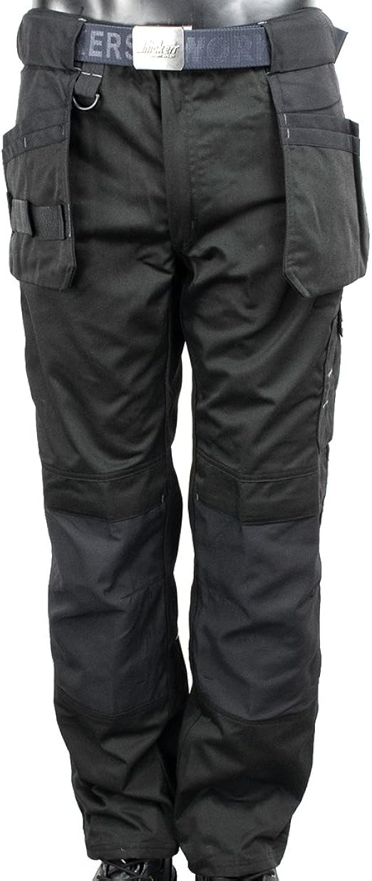 Mens Work Cargo Trousers Size 30 to 42 Heavy Duty Wear Pants w/Knee Pad