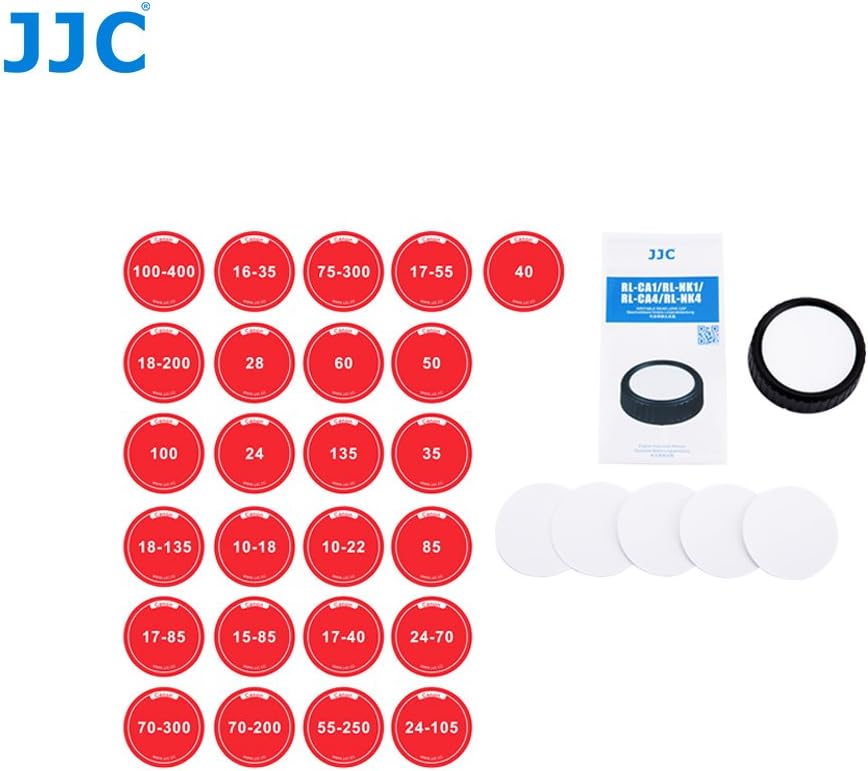 JJC RLCA1 Writable Rear Lens Cap for Canon EFS & EF