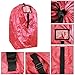 Car Seat Travel Bag, Airport Gate Check Bag with Easy-to-Carry Backpack Style Shoulder Straps Check Your car seat in Flight, 210d red