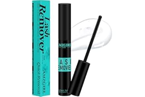 AMZGIRL LASH Eyelash Extension Remover,Lash Cluster Remover For Lash Extensions,Individual Lashes Remover Non Irritating,Diy Eyelashes Clusters Glue Remover Oil,Eye Cleanser For Removal Diy Lash Extensions（5ml）