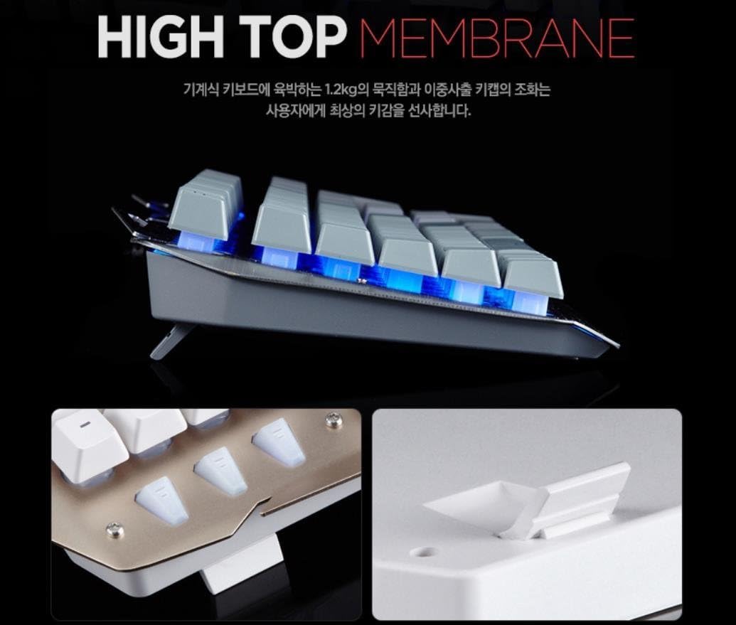 Amazon Com Xenics Stormx Titan Se 104 Key For Professional Gaming Keyboard Korean English 7 Color Led Back Light Silverwhite Computers Accessories