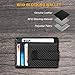 BEARTWO Holder for Airtag Wallet: Genuine Leather Slim Money Clip Wallet for Men With RFID Blocking, Accessory and Case for Apple Air Tag