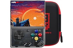 Miyoo Miyoo Mini Plus Retro Gaming Console with Portable Case, Handheld Game Console with 3000mAh Battery 3.5'' IPS Screen, C