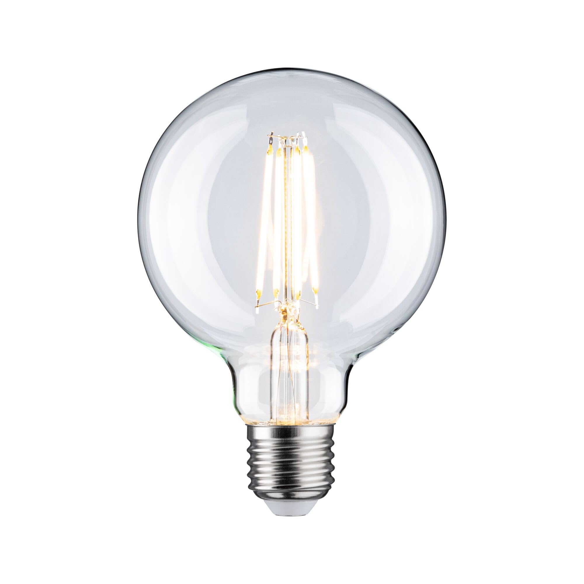Paulmann 28969 LED Globe Filament Bulb G95 60 W Classic 806 lm Dimmable Clear 2700 K Warm White E27