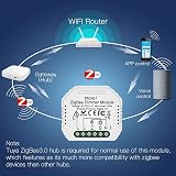 MOES Mini Tuya ZigBee Smart Dimmer Switch Module 1 Gang Neutral Wire Required view 5
