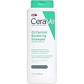CeraVe Oil Control Shampoo, Clarifying Shampoo with Hyaluronic Acid, 12oz | Sulfate-Free Oily Hair Formula with Ceramides Deeply Purifies To Remove Excess Oil While Delivering Lightweight Hydration