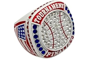 DISCOUNT SPORTS RINGS USA INC Discount Sports Rings Baseball/Softball Championship Rings/Player Awards, White Body, Assorted Colors and Gemstones
