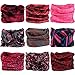 VANCROWN Head Wrap Headband Headwear Neck Gaiter Face Mask Magic Scarf Balaclava Bandana