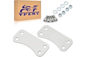 VPZMT 21" Front Wheel Fender Risers Brackets/Lift Brackets Adapter Set for 2014-2024 Harley Touring Electra Glide Road Glide Road King Street Glide Models (21" Wheel Fender Risers Brackets-Sliver)