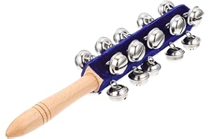 BESTonZON Instrument de musique précoce à main pour bois et cloche, jouet préscolaire sonore sensoriel