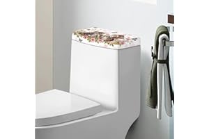 Fuojuvelie Cat Toilet Tank Cover Stretch Toilet Protector Cover Super Soft Toilet Tank Lid Cover Replacement Fit Different Sizes for Bathroom Decor Accessories