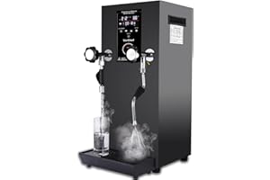 Commercial Milk Frother, 2500W 110V Automatic Steam Boiling Water Machine Electric Steam Milk Frothing Machine Espresso Coffe