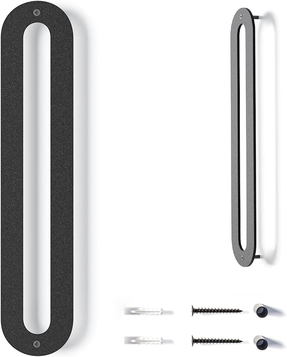 Address Signs - 12 Inch Modern Floating House Numbers | Large Metal House Numbers for Outdoors | Black Coated Rust-Proof Home Address Numbers