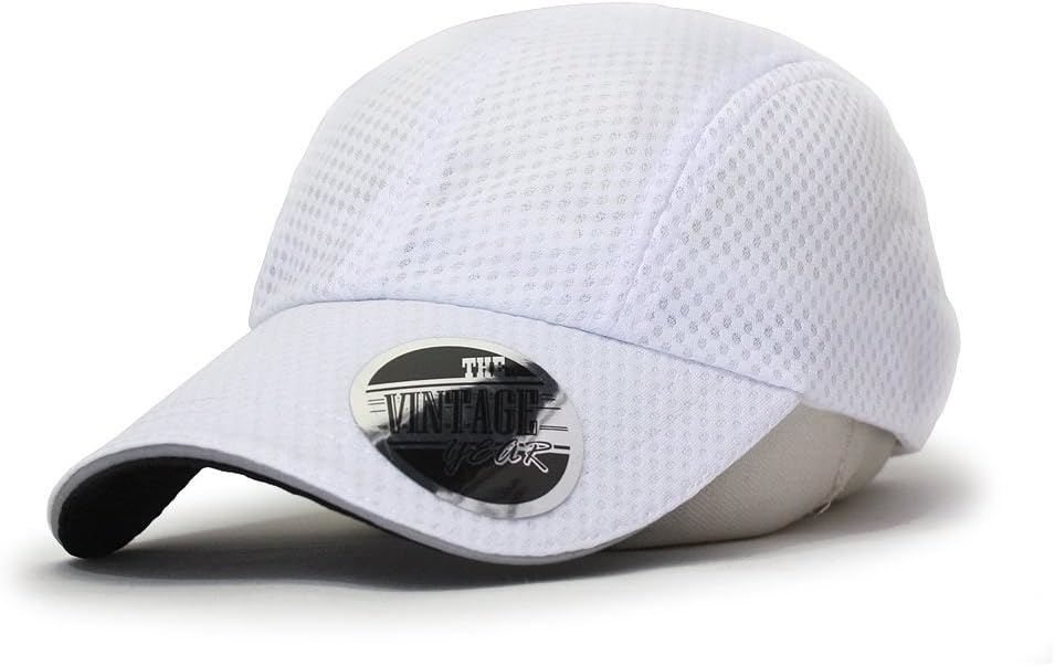 The Vintage YearAtheltic Reflective Pro Cool Unstructured Mesh Low Profile Adjustable Baseball Cap