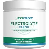 Rootcology Electrolyte Blend by Dr. Izabella Wentz | 30 Servings | Electrolyte Blend, Lemon Orange Electrolyte Powder with Sodium, Potassium, Magnesium &amp; Vitamin C for Hydration, 30 Servings