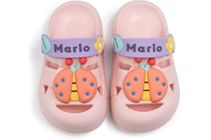 KidRtsk Toddler Boys Girls Breathable Garden Water Clogs Cute Cartoon Slip On Sandals Lightweight Slipper Outdoor Summer Swimming Pool Infant Children Beach Pool Shoes