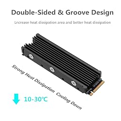 MHQJRH M.2 2280 SSD heatsink, Double-Sided Heat