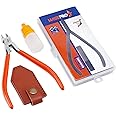 WISEPRO Model Nipper, Gundam Model Tools Kit,Ultimate Nipper for Plastic Model Tools, Wire Flush Cutter for Crafts, Tools for Hobby Building Repairing and Fixing (Orange)
