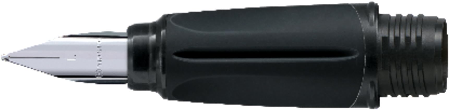 Ergonomic School Fountain Pen - STABILO EASYbuddy - Grip - Left-handed pen - L Nib - black/lime