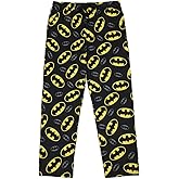 Men's Adult Batman Black Sleep Pants - Gotham Knight Comfort for Superhero Fans