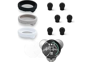 MYTVICTUS All-in-One Protection Kit for Eko CORE 500 Digital Stethoscope, 3 EPU Flexible Film, 3 Silicone Protective Cover, 6 Rubber Ear Tips, Round Protection for Daily Use, Compatible with Eko Stethoscope