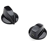 Tops 55713 Fitz-All Replacement Appliance Knobs, Set of 2,Black
