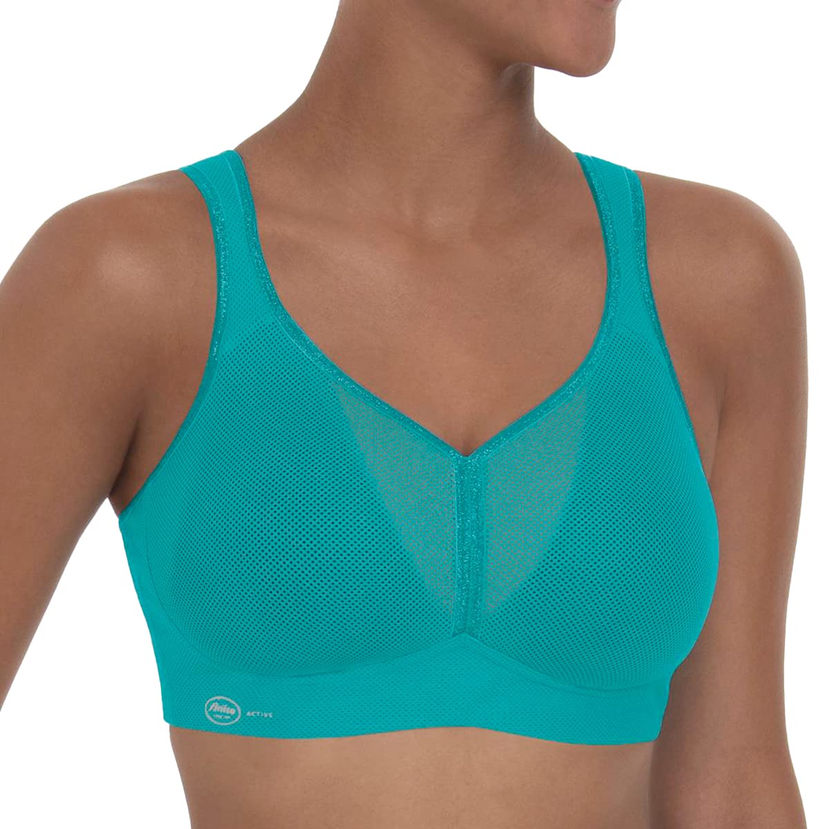 Anita Women's Padded Sports Bra Air Control DeltaPad 5544 Peacock 36B