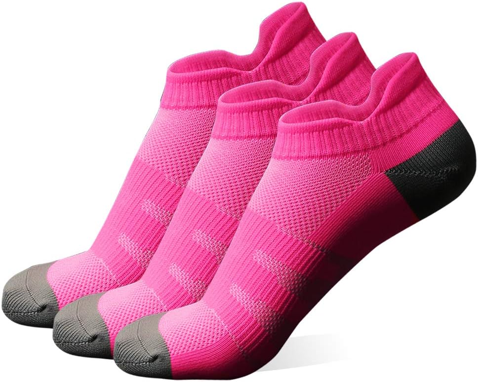 diwollsam Womens Running Socks Seamless Dry Fit Low Cut Tab Support Athletic Sports Casual Home Socks