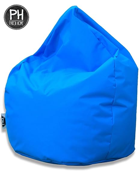 Patchhome Sitzsack Tropfenform Königsblau für In & Outdoor XL 300 Liter - mit Styropor Füllung in 25 versch. Farben und 3 Grö