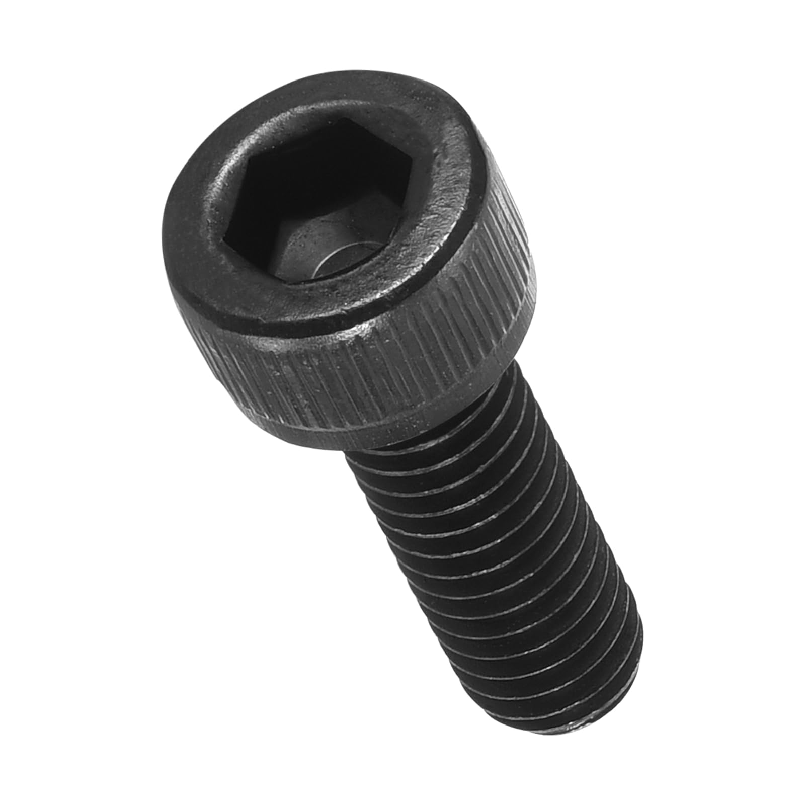 METALLIXITY Socket Head Cap Screws(M6-1x18mm)50Pcs, Carbon Steel Allen Socket Drive DIN912/ISO4762 Metric Oxide - Machine Grade 12.9 Internal Hex Screw UNC Coarse, Black — image 1