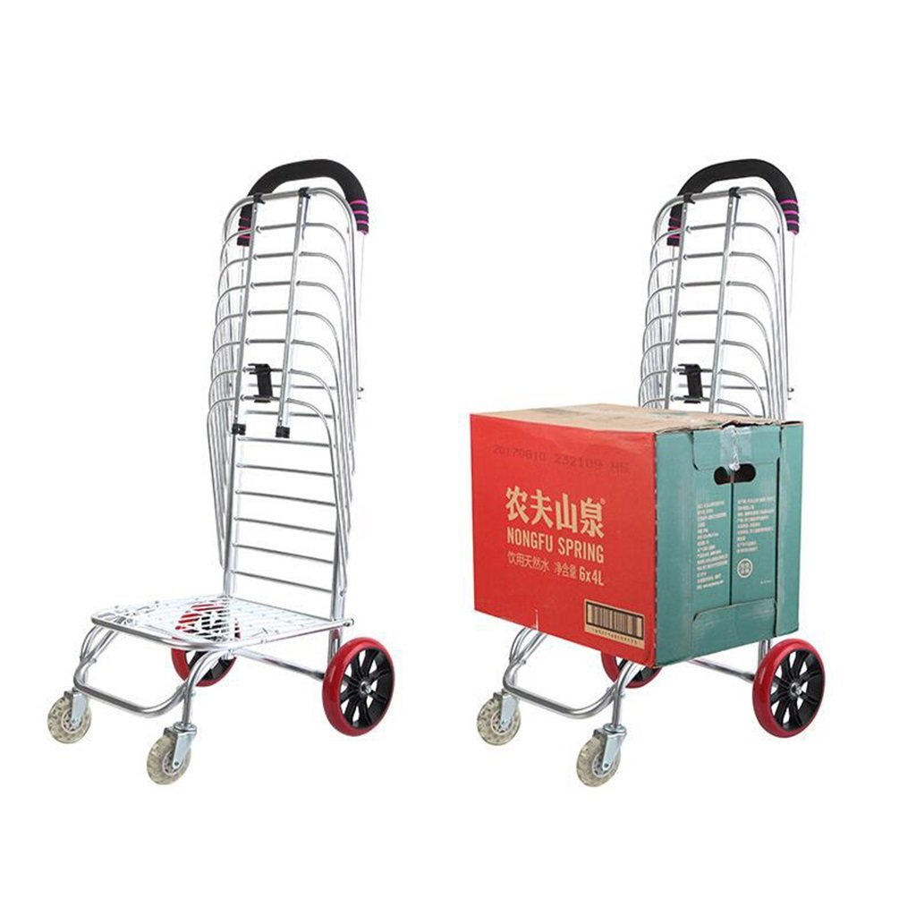 安い ハンドトラックアルミ合金カートショッピングカート折りたたみ式トロリー家庭用レバー車小型トレーラー荷物カート2ラウンド 4ラウンド送信バッグ ストラップ フック 丈夫で持ち運びやすい サイズ さいず B B07fb8pjdf B Studioweb Com