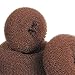 Mudder 3 Pieces Donut Bun Maker Hair Bun Maker Ring Style Bun Maker Set for Chignon Hair Includes Large, Medium and Small (Light Brown)