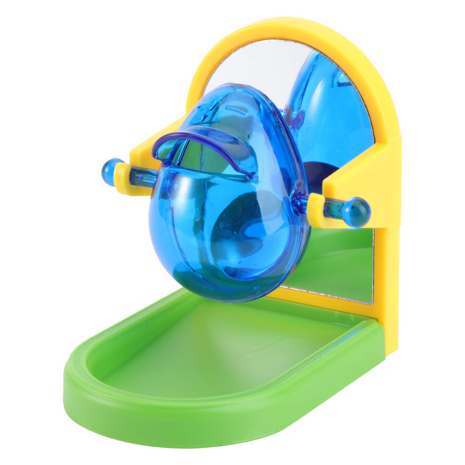 Bird Foraging Toys Parrot Feeder Tabletop Training Toys Forage Box Intelligence Growth Cage Food Dispenser for Parakeet Cockatiel Random color