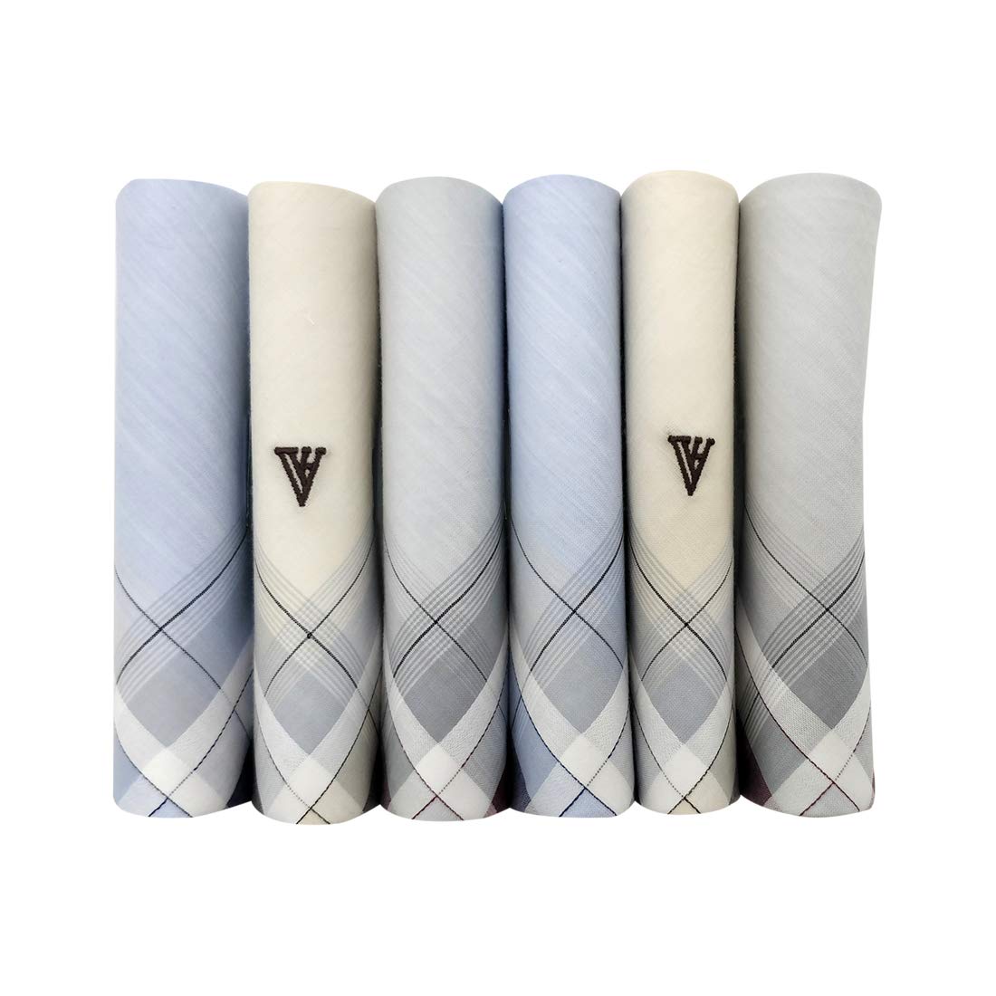 Buy Van Heusen Men's Cotton Pastel Handkerchief with Brand Logo (Pack