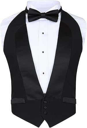 black tuxedo with vest