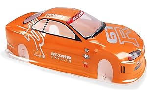 Manrock 1/10 Scale RC Painted Drift Racing Touring Onroad Car Body Shell GTR Orange
