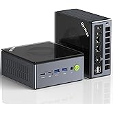 GMKtec Mini PC Gaming, M7 Pro AMD Ryzen 9 PRO 6950H (8C/16T 4.90Ghz) Dual NIC LAN 2.5G Desktop Computer Windows 11 Pro, 32GB