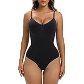 YIANNA Shapewear for Women Tummy Control Seamless Bodysuit Waist Shaping Body Shaper Thong or Brief