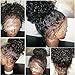 JYZ Burmese Curly Hair Lace Front Wigs Human Hair Wigs180% Density Human Hair Wig Pre Plucked Bleached Knots with Baby Hair 13X4 Raw Deep Wave Lace Front Wigs Human Hair 10 Inch Free Part