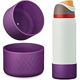 YOUCOX Silicone Boot for Owala Water Bottle, 2PCS Anti-Slip Protective Sleeve for FreeSip/Twist/Flip Water Bottles, BPA Free, Dishwasher Safe, Bottom Bumper Cover Cup Accessories