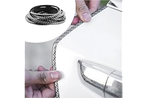 Blilo Car Door Edge Guards, 16Ft U Shape Door Edge Trim, Rubber Molding Auto Door Edge Seal Protector, Anti-Collision Vehicle Protection Accessories Universal for SUV, Truck, Van (Carbon Fiber)