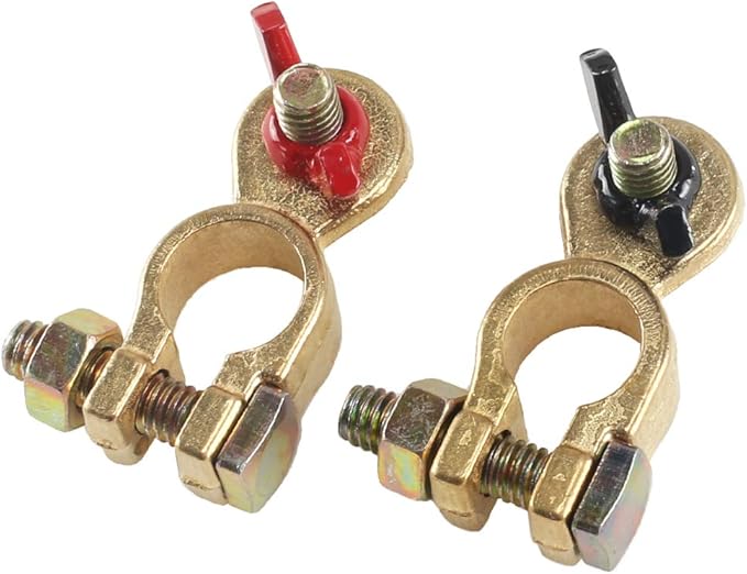 HO2NLE 1Pair Car Battery Clamps Set 12V Amazon.co.uk Electronics