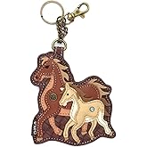 CHALA Wilderness Collection Women's Decorative Key Fob/Coin Purse Accessory (Horse Family)