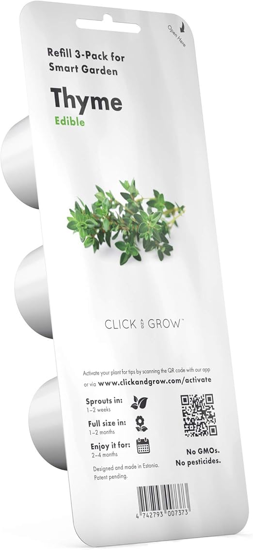 Emsa 3 Cápsulas Click & Grow Tomillo, Semillas apta para Smart ...