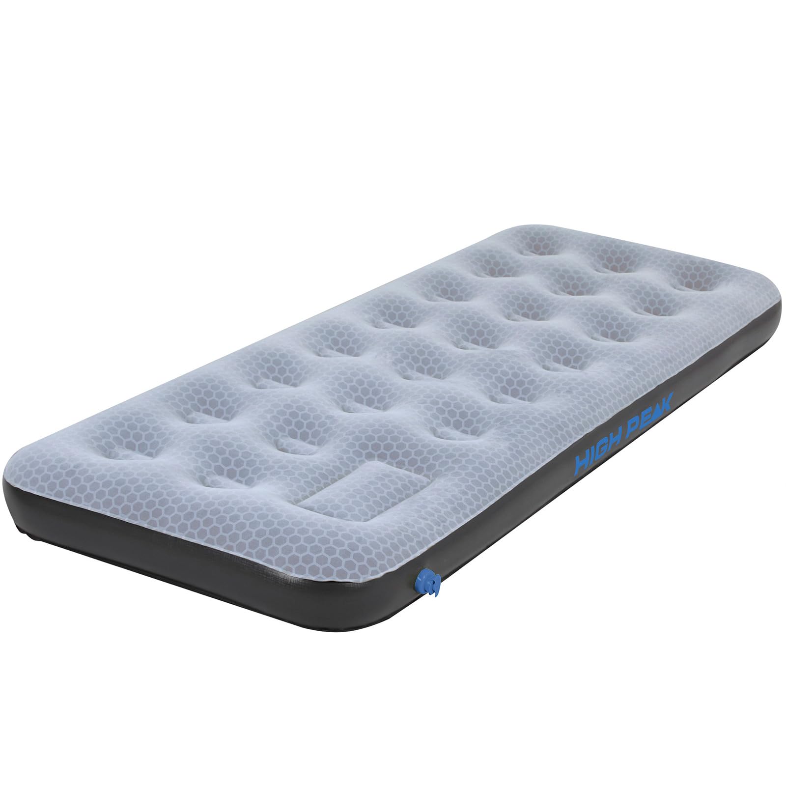 High Peak Comfort Plus Unisex Outdoor Camping Air Bed available in Gray/blue/black - Large