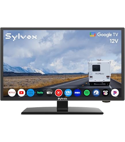 Amazon.com: SYLVOX 19 inch 12V TV with Soundbar, 768P Smart RV TVs