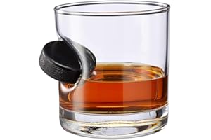 BenShot Hockey Puck Rocks Glass - 11oz | Made in the USA