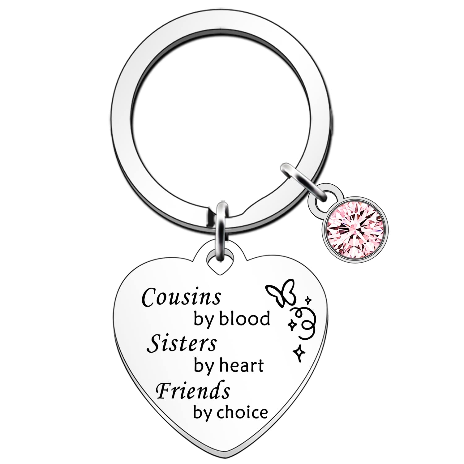SDOFY Cousin Keyring - Gifts for Women Cousins - Birthday, Christmas & Graduation