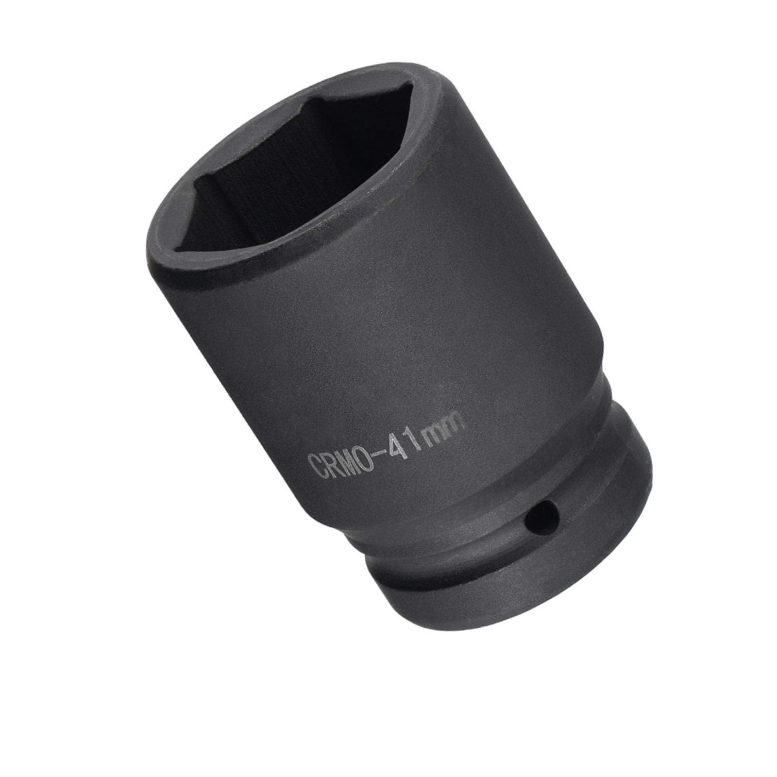 TOP-VIGOR 1 Inch Drive by 41mm 6-Point Impact Socket, Durable Reliable CR-MO 80mm Length, Standard Metric Sizes for Home Car Repair