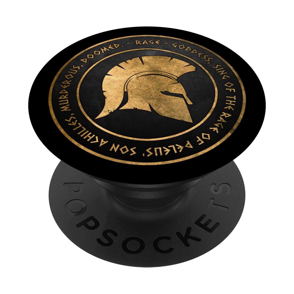 Ancient Greek History Homer the Iliad Rage of Achilles PopSockets Swappable PopGrip